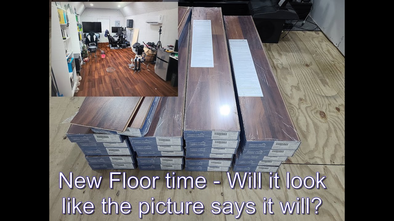 Laminate flooring into the shed project YouTube
