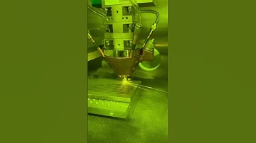 Laser directed energy deposition additive manufacturing in our custom designed and built machine