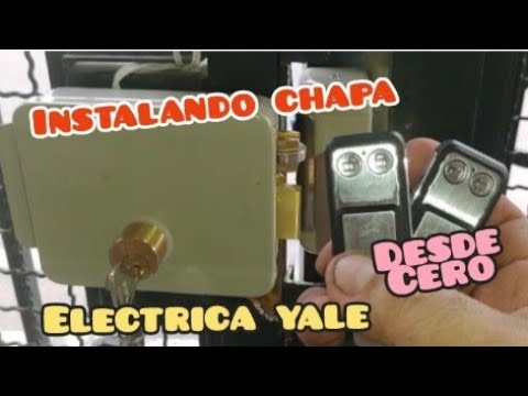 Video: Cerradura electromecánica: instalación por cuenta propia