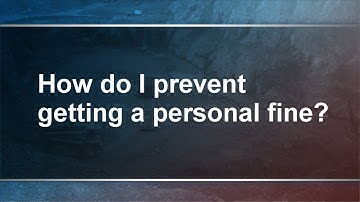 MSHA Personal Fines - Protect Yourself
