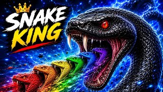🐍 Black Snake vs Rainbow Snakes! screenshot 1