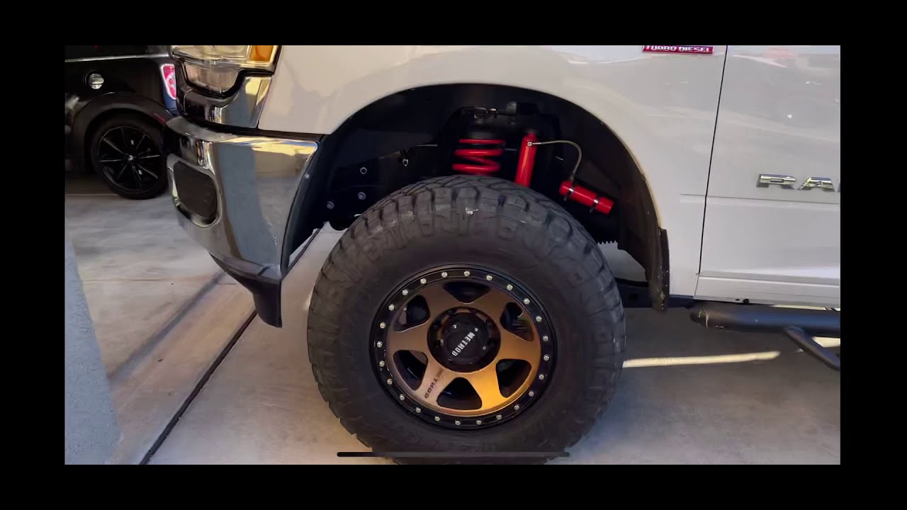 2020 Ram 2500 Bilstein 5160 leveling kit - YouTube