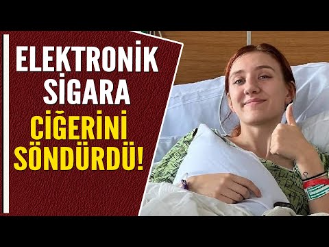 ELEKTRONİK SİGARA CİĞERİNİ SÖNDÜRDÜ!