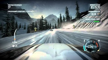 NFS The Run: Challenge Series (Winter Blast - Double Black Diamond in 2.28.47) Shelby GT500 (AT)