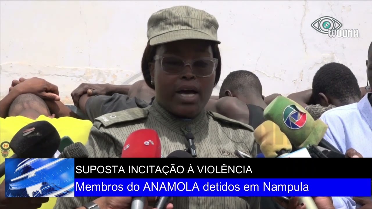 Membros do ANAMOLA detidos em Nampula
