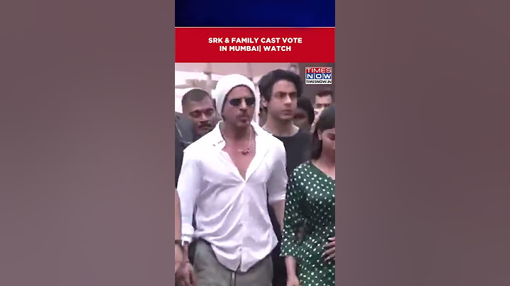 Maharashtra Assembly Elections 2024: Actor Shah Rukh Khan & Family Cast Vote In Mumbai #shorts