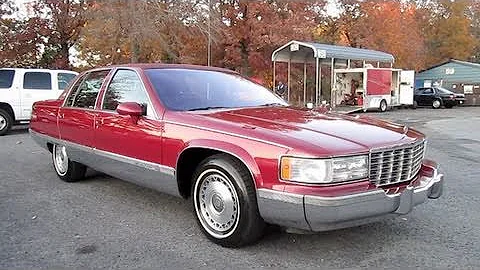 1994 Cadillac Fleetwood Brougham Start Up, Engine, and In Depth Tour
