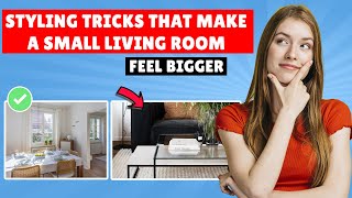 26 Styling Tricks That Make a Small Living Room Feel Bigger screenshot 3