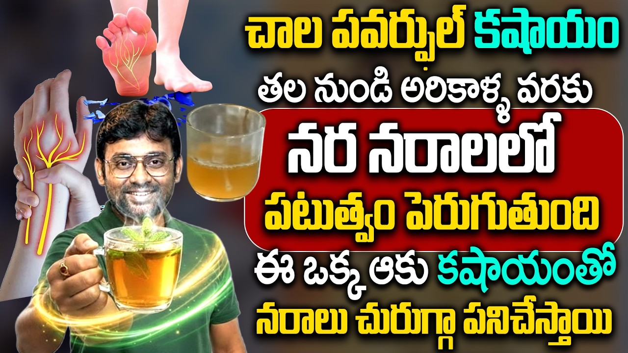 శరీరంలో ఉన్న నరాలన్నీ ఉక్కులాగా అయిపోతాయి | Kashayalu For Nerves Strength | Dr Chetan Raj