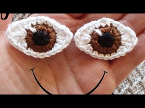 Crochet EYES ⭐ How to make crochet eyes for AMIGURUMI ⭐ Stuffed