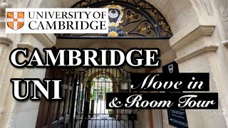 CAMBRIDGE UNI ROOM TOUR + MOVE IN VLOG (FRESHER)