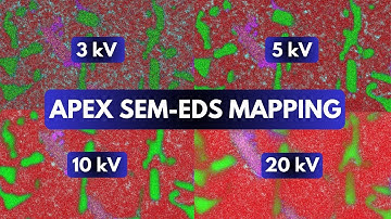 SEM-EDS mapping using EDAX Octane Elite EDS and APEX