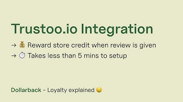 Reward Trustoo Reviews with Shopify Store Credit | Shopify Flow + Dollarback Integration Guide
