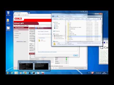 OKI MFP   How to configure Scan to Folder