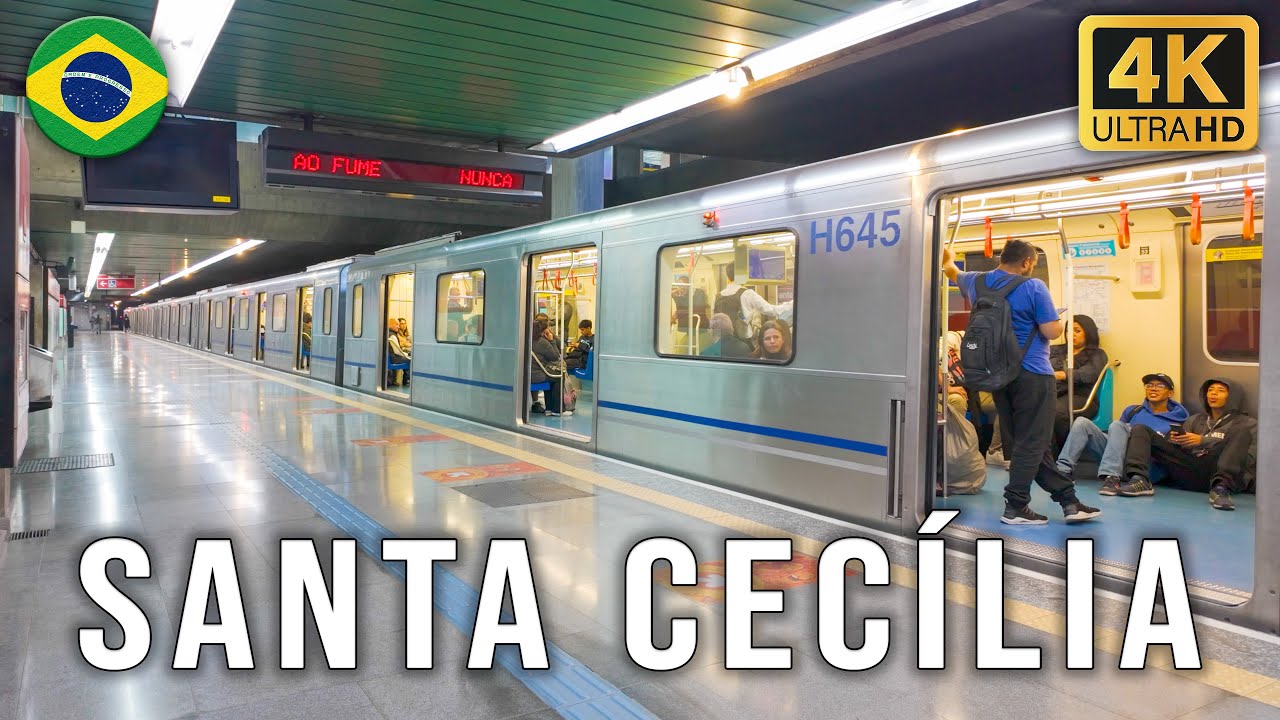 Estação Santa Cecília - Movimentação de Trens #50