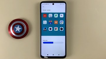 How to change App Icon Size on Xiaomi Redmi 10 Android 12