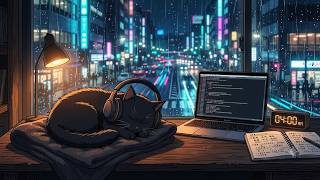 Full 4:00 AM Rain & Coding Session 🌧️ Lo-fi Beats to Relax / Study / Work to Update