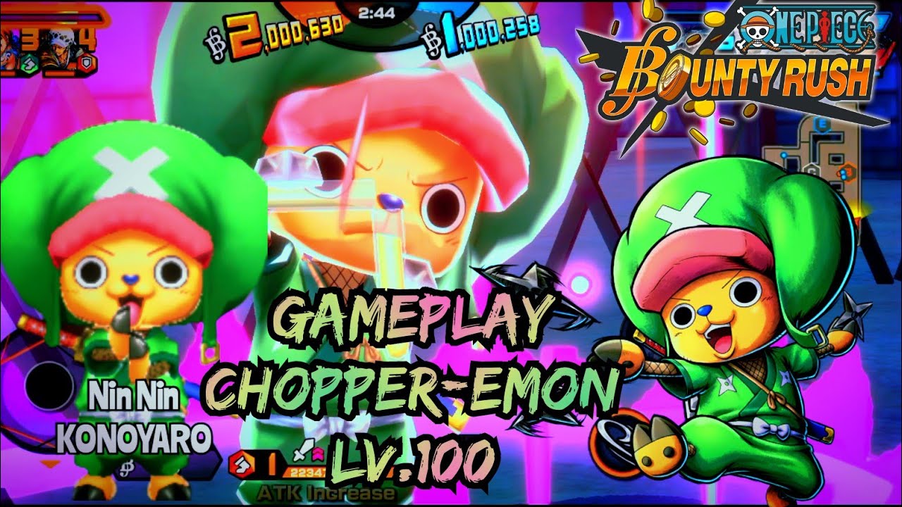 LV.100 CHOPPER-EMON GAMEPLAY ONE PIECE BOUNTY RUSH