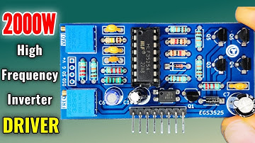 Make a 2000W inverter 12v to 220v Using High Frequency Driver , sine wave , irfz44n