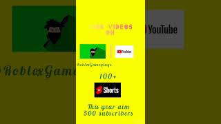 #200videos in #RobloxGameplays | Thanks For All #RGians 🥰 | #shorts #youtubeshorts #youtube #roblox