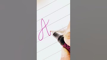"Anita" in cursive writing #shorts #youtubeshorts #calligraphy #cursive #handwriting