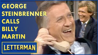 George Steinbrenner Crank Calls Billy Martin | Letterman