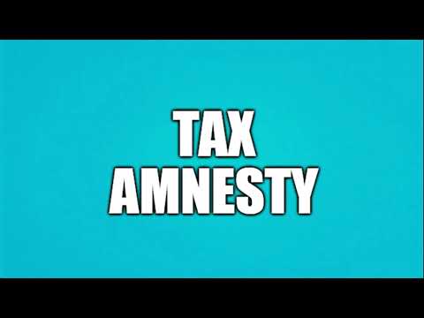 Video: Wat is belastingamnestie?