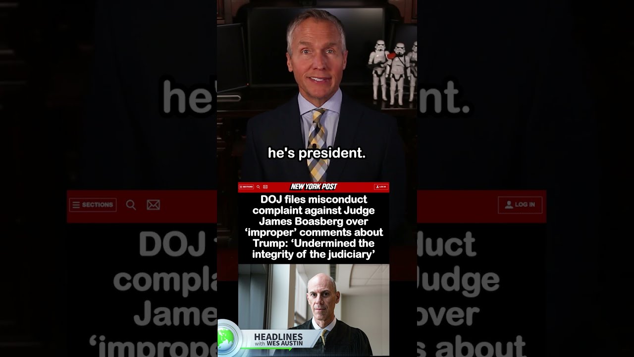 DOJ Files Misconduct Complaint Against Judge Boasberg Shorts Doj Federaljudge