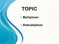Multiplexer and Demultiplexer | Hindi, Urdu |Digital Electronics|
