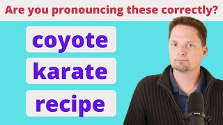 American Pronunciation  When E Is Not Silent At The End Of The Word Part 1