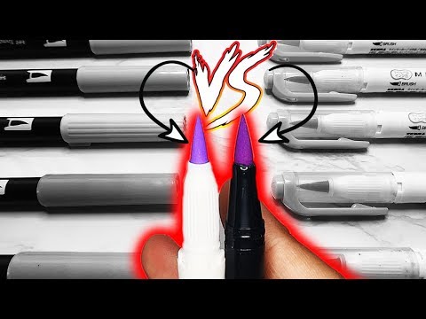 UNBOXING BRUSH PEN YANG BIKIN BAHAGIA | Review Tombow Dual Brush Pen Galaxy Palette. 