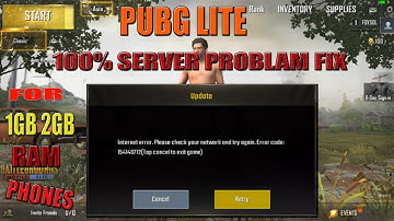 pubg mobile lite server fix 100% Working