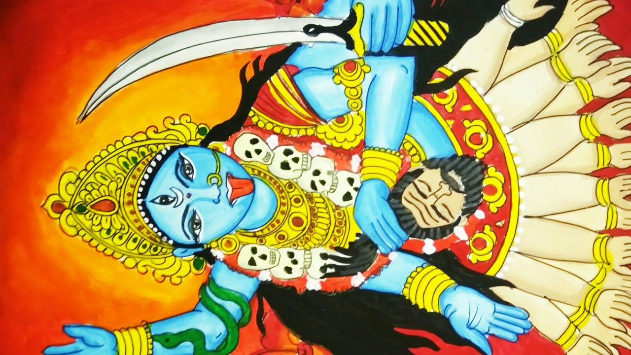 Beautiful Painting Of Radha Krishna Youtube