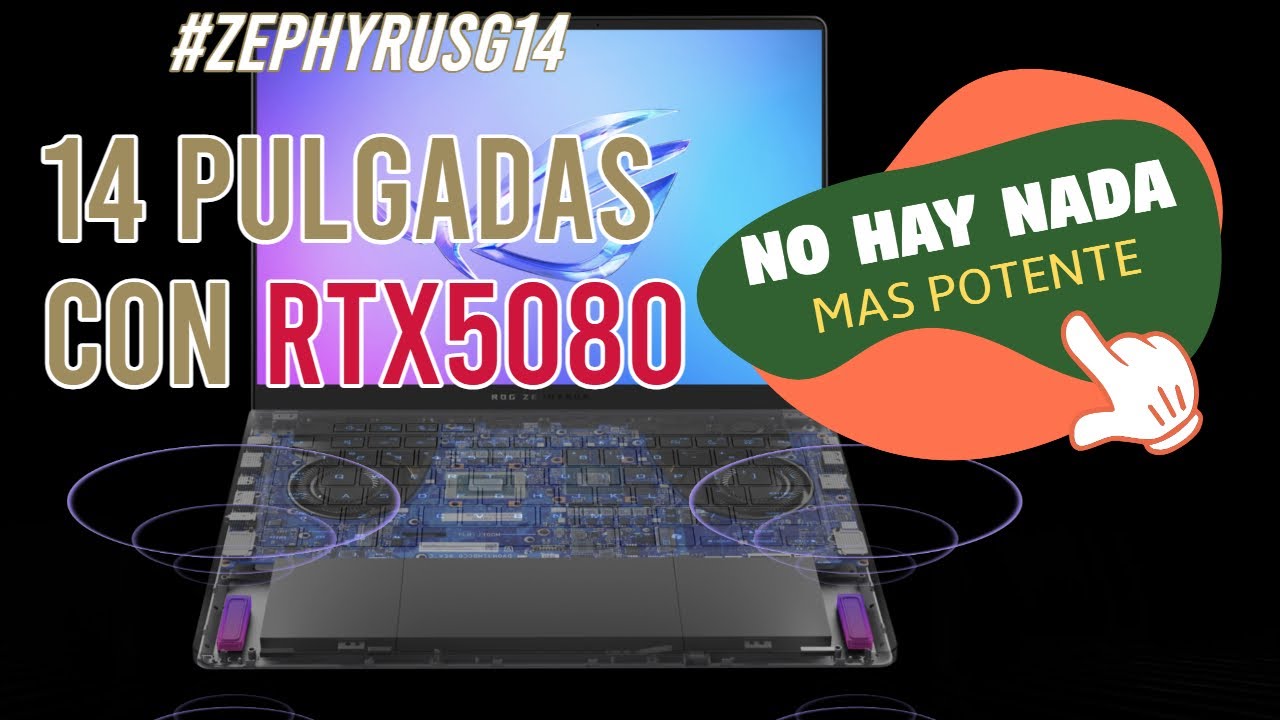 El portátil más potente del mundo con RTX 5080 – ASUS Zephyrus G14 5080 🚀💻