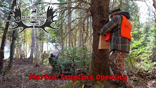 Trapping in Northern Canada 2022-2023 | Episode 7 | Marten Trapline Opening