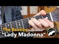 "Lady Madonna" Beatles Acoustic Guitar Lesson