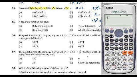 Lecture   3 Ch  2 Solving Equations l Self Test Discussion l PRC 2 Quantitative Methods 1