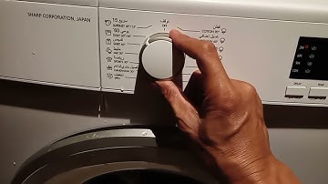 How to operate the automatic washing machine SHARP