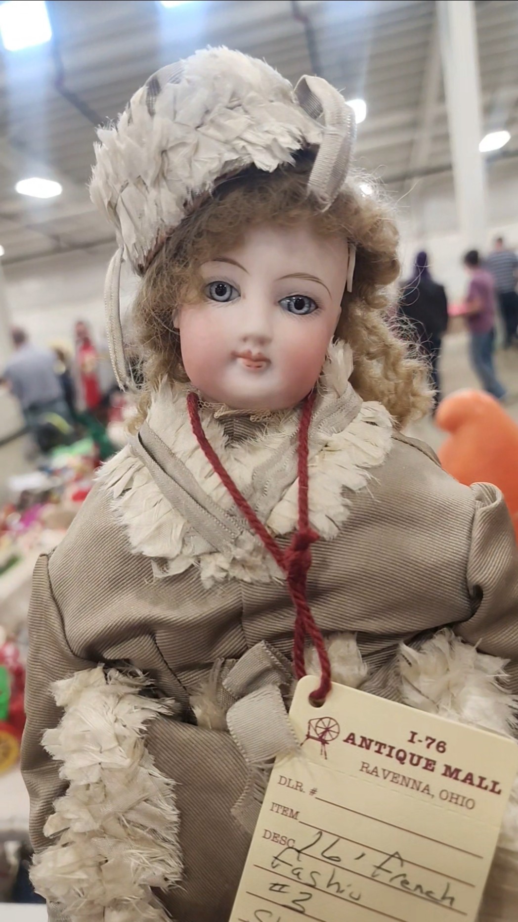 $3,500 antique French fashion dolls MIDWEST HOLIDAY SHOW #antique