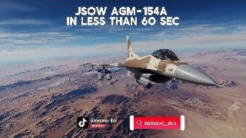 DCS: F-16 | JSOW AGM-154A In 60 Sec