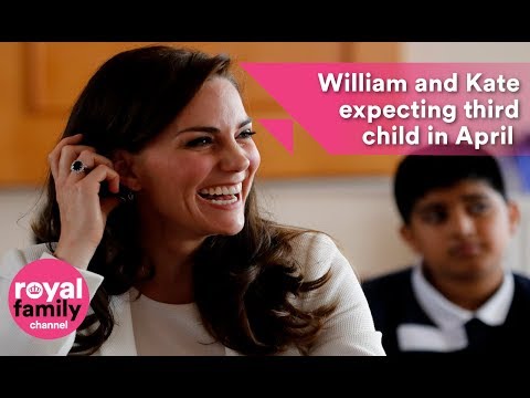 Video: Prins William och Kate Middleton räknar med att baby nummer tre beror i april 2018