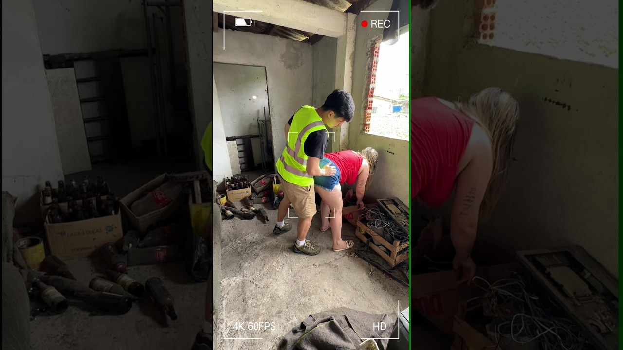 A obra pegou fogo aqui em casa com minha esposa