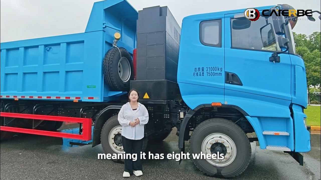 SANY 550HP 8×4 Pure Electric Dump Truck | Factory Walkaround