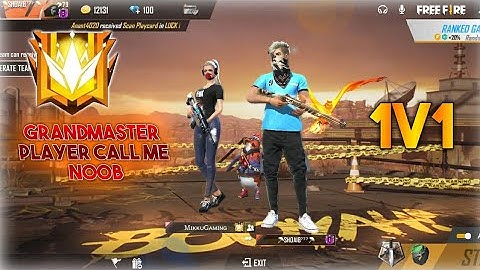 Grandmaster Player Call Me Noob || 1v1 With Grandmaster Player 2020 || #S18