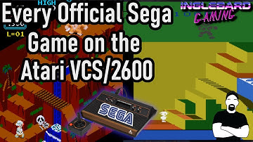 Every Official Sega Game Released on the Atari 2600 aka the Atari VCS