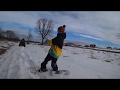 Как кататься на сноуборде за буксиром (квадроцикл, снегоход и т.д.)