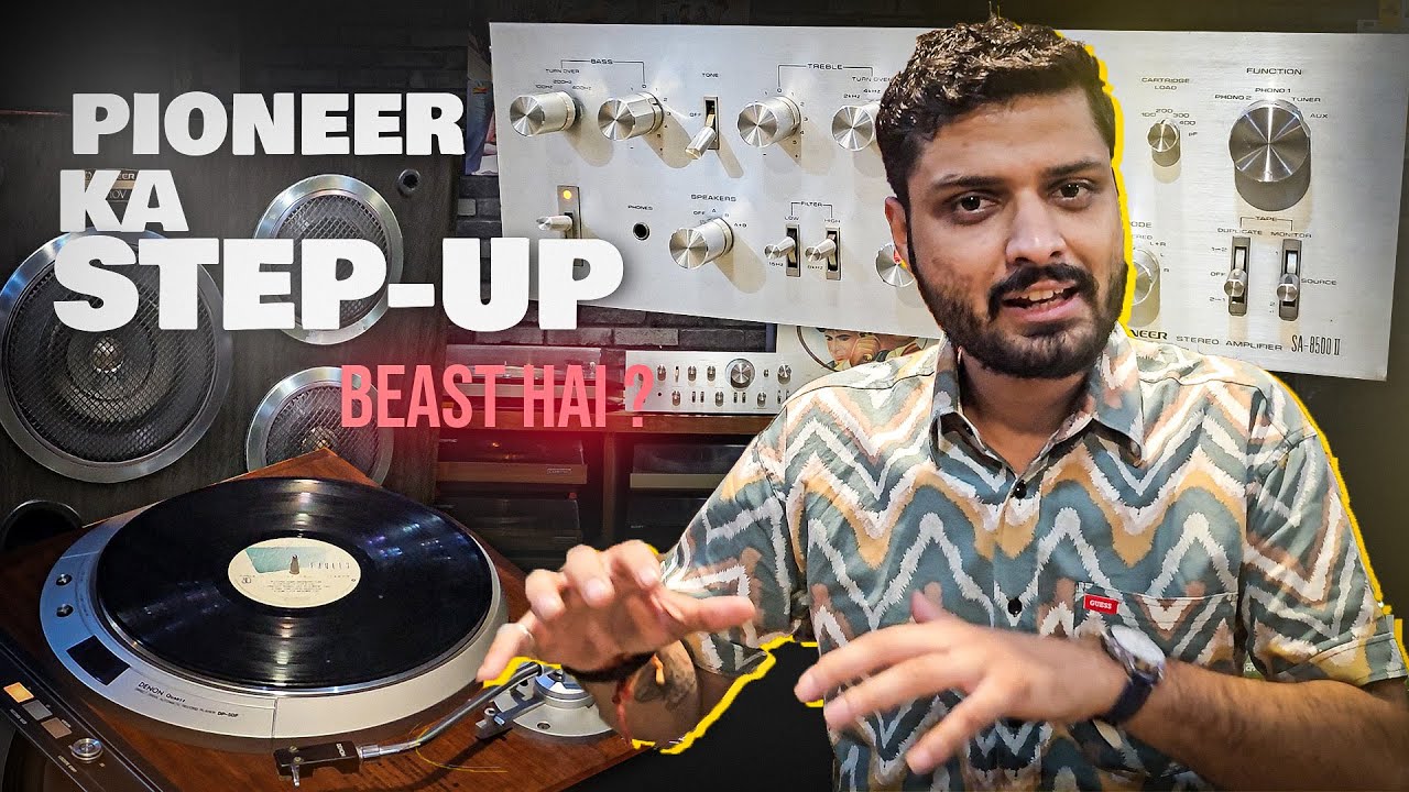 Yeh Amp Power Nahi, Beast Hai! | Pioneer SA-8500 🔥 Denon DP-50F Combo