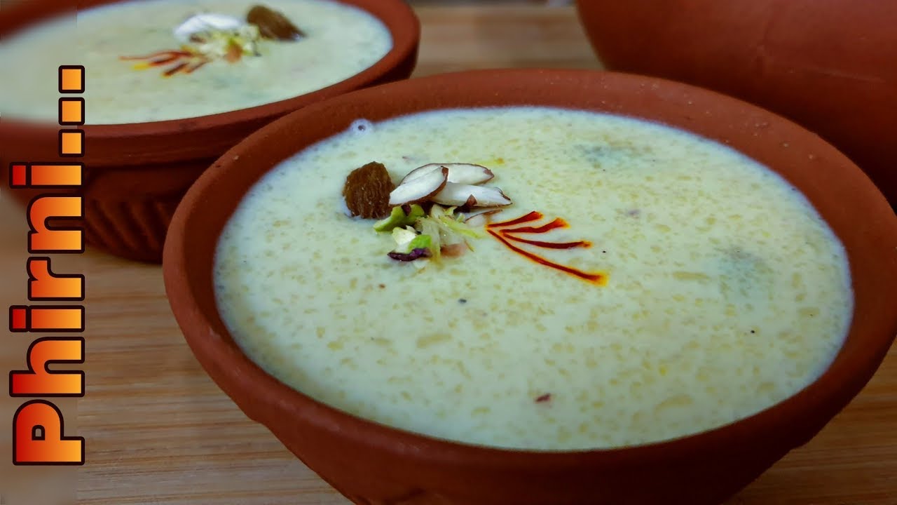 Phirni | indian rice pudding | North indian dessert