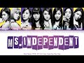 After School (アフタースクール) - Ms.Independent [Color Coded Lyrics Kan/Rom/Eng]