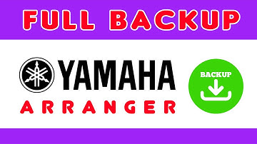 How To Backup And Restore Data In One File - all Yamaha arrangers